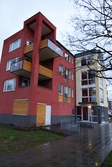 Nybyggda hus i Markbacken, 2008-01-24