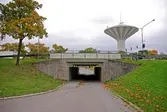 Tunnel vid vattentornet Svampen, 2010-10-06