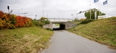 Tunnel vid vattentornet Svampen, 2010-10-06