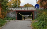 Infart till tunnel under Örebros norra infart, 2010-10-26
