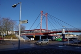 Bron över Tornfalkgatan. Oxhagen 2008-03-06