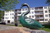 Svanskulptur i Markbacken, 2008-06-02