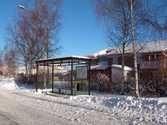 Busshållplats i Sörbyängen, 2006-02-10