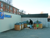 Sopbehållare i Varberga, 2006-11-09