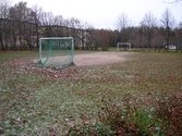Fotbollsplan i Varbergaparkens södra del, 2006-11-10