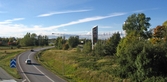 Motorvägsavfarten mot Eurostop och Vivalla, 2004-10-01