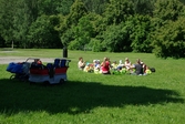 Förskolornas midsommarfirande i Varbergaparken, 2012-06-21