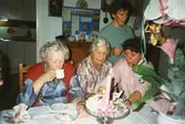 Fika på Lyckträffens 5-års jubileum, 1993
