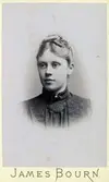 Porträtt av Elin Lönnroth (g. Ericsson).