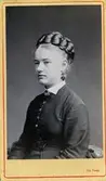 Visitkort av Betty Ericsson (f. Hultén) och hennes man organist och folkskollärare Erik Ericsson.
