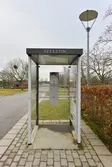 Telefonkiosk utan telefon i Brickebacken, 2016-04-04