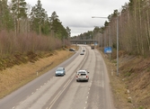 Norrgående trafik på Norrköpingsvägen, 2016-04-04