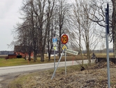 Busshållplats vid Runnabyvägen, 2016-04-05