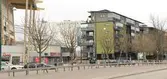 Idrottsarenor och bostadshus vid Behrn Arena, Rudbecksgatan, 2016-04-14