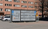 Informationstavla vid Contorum. Fabriksgatan, 2016-04-19