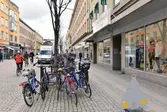 Vy över Drottninggatan norrut, 2016-04-19