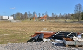 Nybyggd bensinstation vid Karlsdal, 2016-04-18