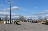 Byggförberedelser vid Södra Ladugårdsängen, 2016-04-11
