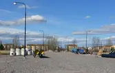 Byggförberedelser vid Södra Ladugårdsängen, 2016-04-11