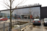 Norra entrén till Marieberg galleria, Mariebergs köpcentrum, 2016-05-04