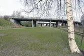 Viadukter och järnvägsspår vid Södra infarten, 2016-04-18