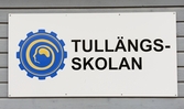 Väggskylt på Tullängsskolan, 2016-05-04