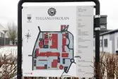 Orienteringstavla på Tullängsskolan, 2016-05-04