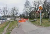 Gång- och cykelled, Kyrkvägen norrut,  2016-05-09