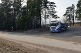Utfart från grustag iSödra Runnaby, 2016-04-08