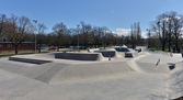 Vy över Örebro skatepark, Fabriksgatan 412016-04-09