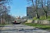 Gång- och cykelbana vid Drottningparken, 2016-04-09