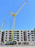 Byggkran vid Kvarteret Gasugnen, Rudbecksgatan, 2016-04-11