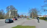 Vy över Rudbecksgatan västerut, 2016-04-11