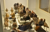 Uppstoppade fåglar på Biologiska museet, 2014-04-28