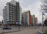 Höghus längs Rudbecksgatan 1-11, 2016-04-14