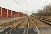 Järnvägsspår vid Vittvångsvägen, 2016-04-05