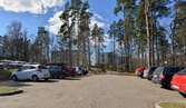 Bilparkering vid Örebro Universitets östra del, 2016-04-19