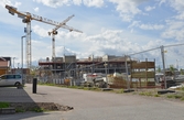 Byggplats i Rynninge, 2016-05-17