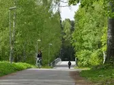 Bro över motorvägen från Baronbackarna, 2016-05-19