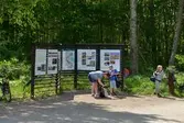 Informationstavlor vid Naturens Hus, 2016-05-24
