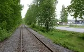 Järnvägsspår mot öster vid Handelsgatan 7-9, 2016-05-26