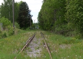 Järnvägsspår mot öster längs Handelsgatan, 2016-05-26