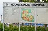 Orienteringstavla, Holmens industriområde, Stångjärnsgatan 7, 2016-05-30