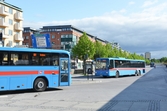 Bussar vid Resecentrum, Östra Bangatan 1, 2016-05-25