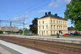 Kontorsbyggnad vid Örebro Centralstation, Östra Bangatan 3, 2016-05-25