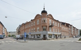Hörnhus vid Ekersgatan-Ringgatan, 2016-06-01