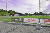 Fotbollsplan och läktare, Karlslunds Arena, 2016-06-20