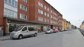 Vy längs Karlslundsgatan västerut, 2016-06-01