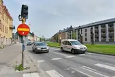 Gatuvy från Hertig Karls allé 5 norrut, 2016-06-01