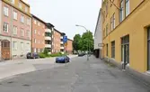Vy längs Jakobsgatan österut, 2016-06-01